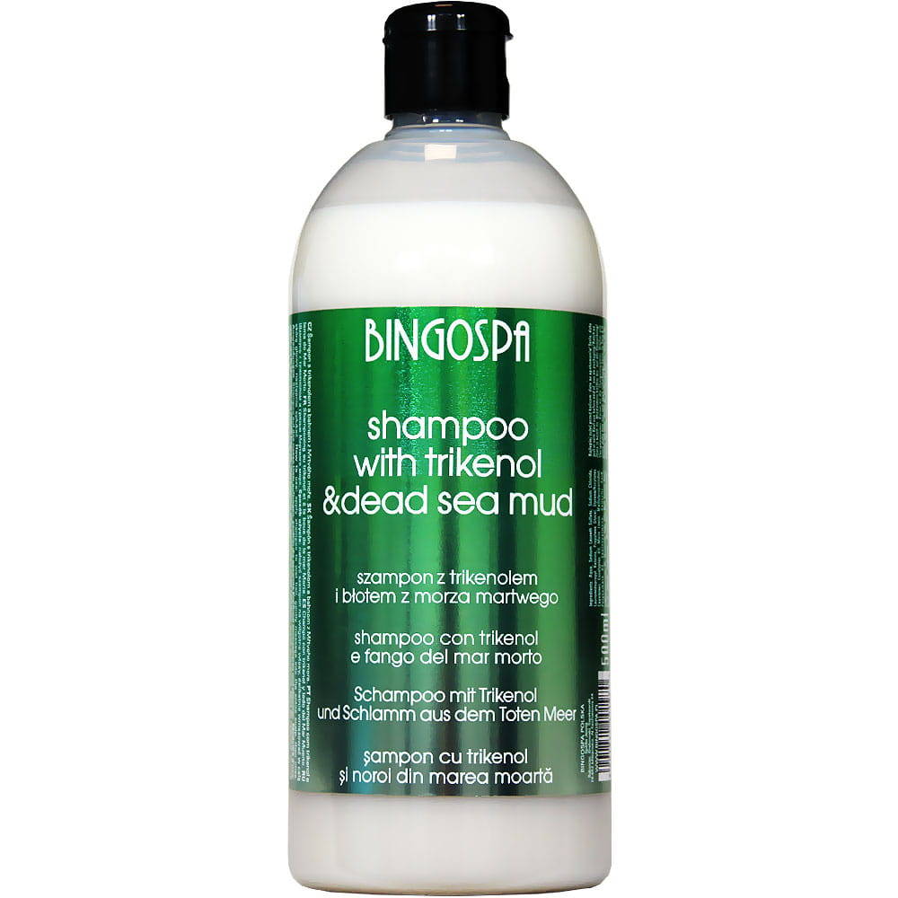 szampon do włosów zielona herbata keratyna proteiny jedwabiu bingospa