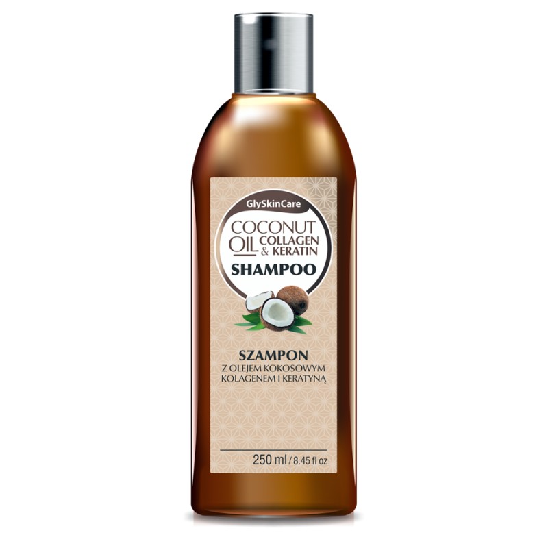 szampon z olejem kokosowym kolagenem i keratyną