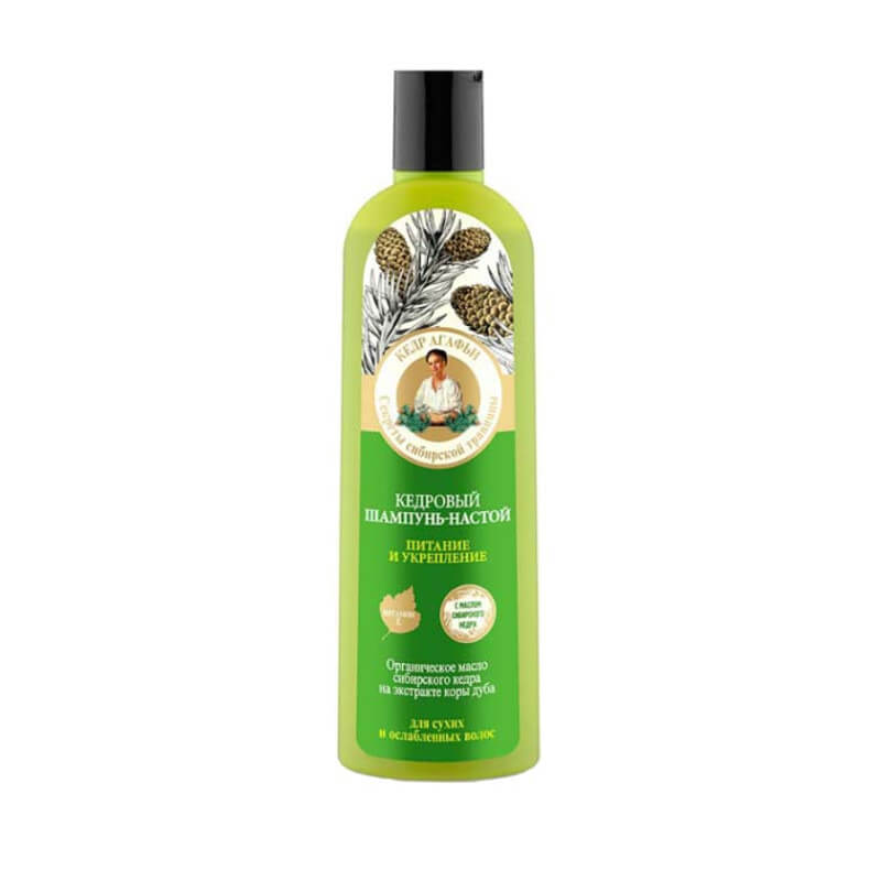 bania agafii odżywienie i wzmocnienie szampon cedrowy napar