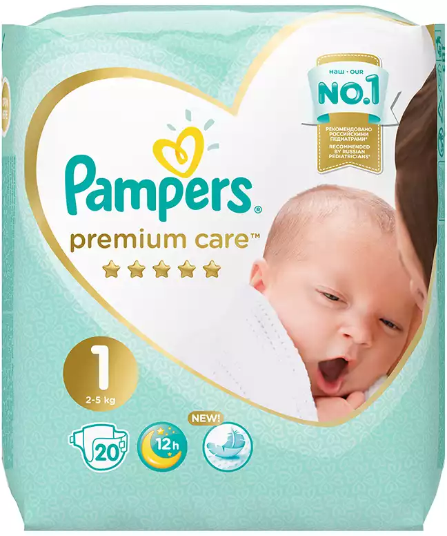 pampers premium care rozmiar 1 newborn 2-5 kg