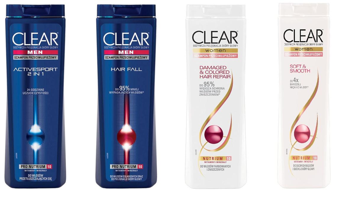 clear szampon przeciwłupierzowy do 95 mniej wypadających włosów