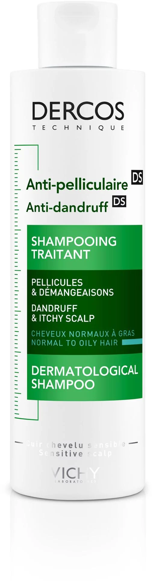 vichy dercos szampon zwalczający łupież tłusty
