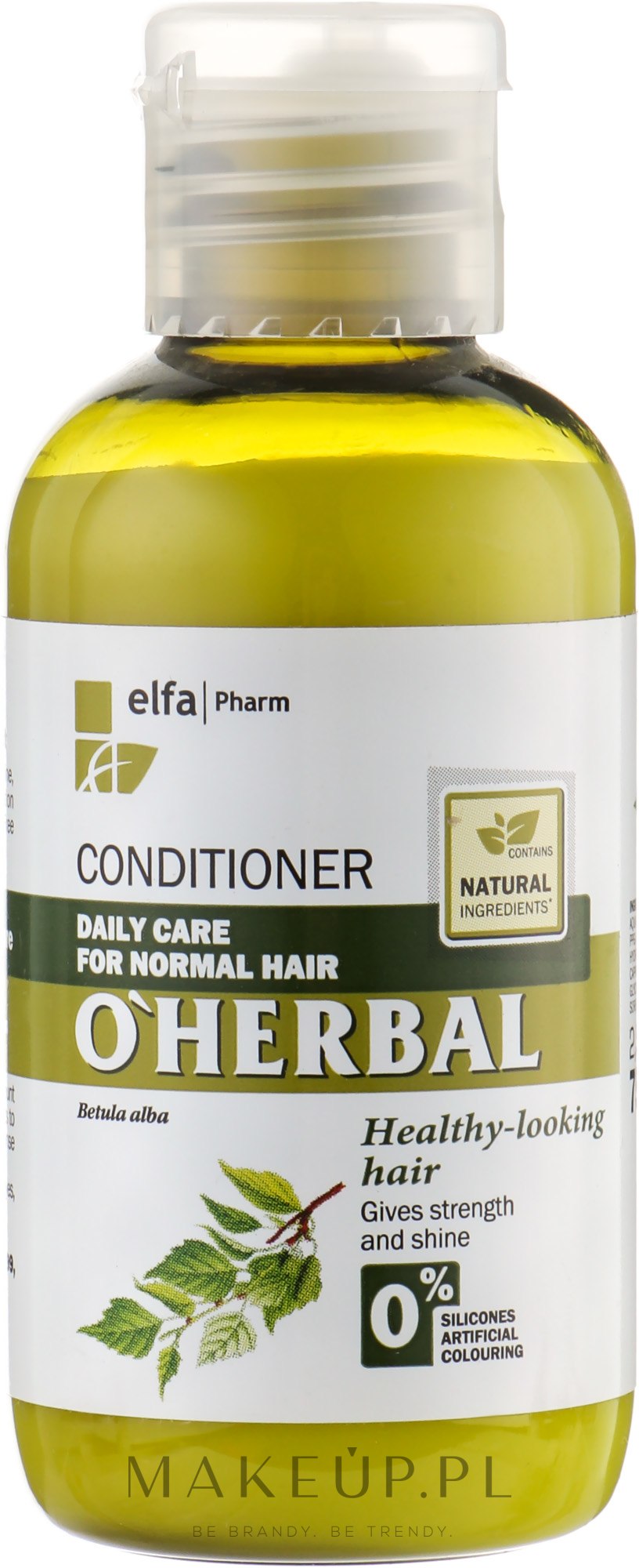 oherbal szampon do włosów normalnych z ekstraktem z brzozy