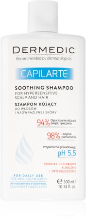 dermedic capilarte szampon kojący do włosów i nadwrażliwej