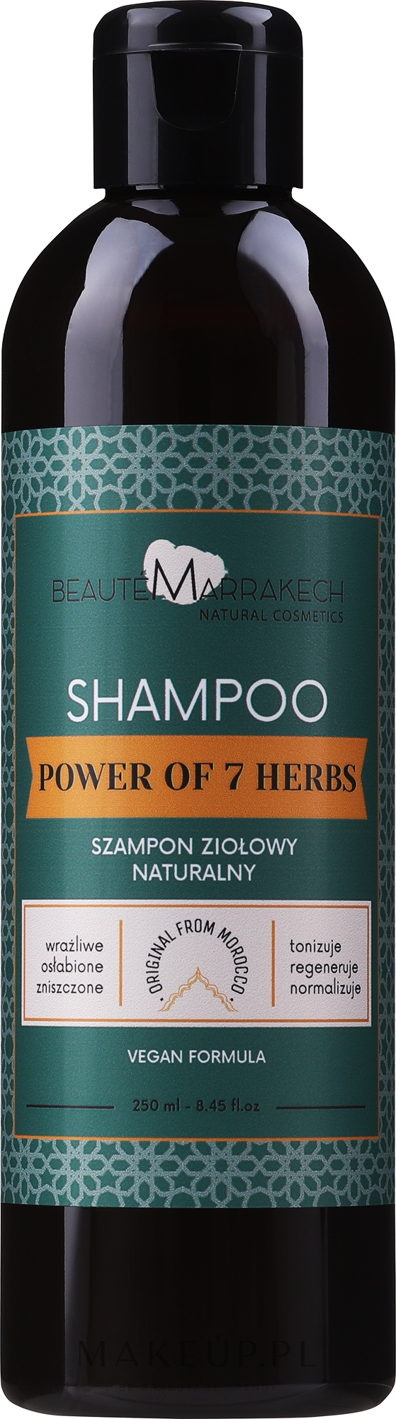 szampon odbudowujący z olejem z opuncji figowej bio beaute marrakech
