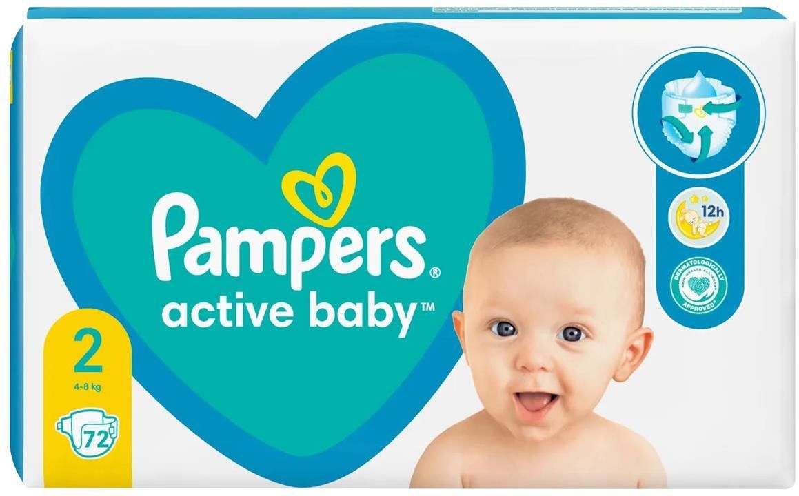 cena pampersów pampers 2 54 sz