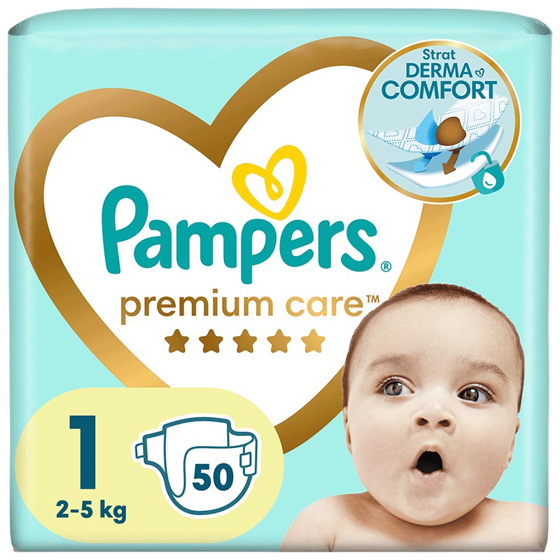 pampers premium protection new baby cena