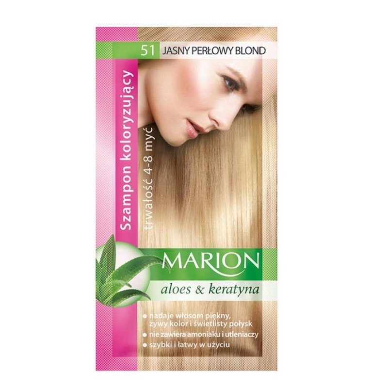 szampon koloryzujący marion na siwe włosy