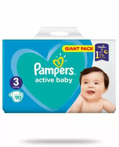 pieluchy pampers active baby 3 cena