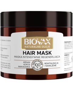 biovax naturalne oleje argan makadamia kokos szampon