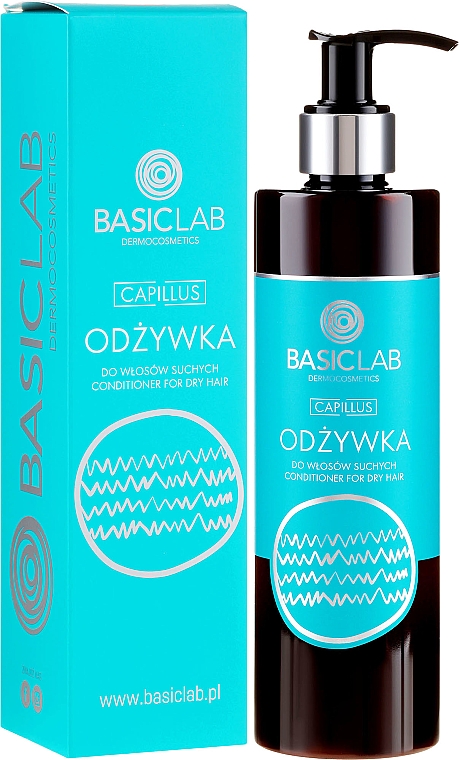 basiclab dermocosmetics capillus odżywka do włosów blond 300 ml