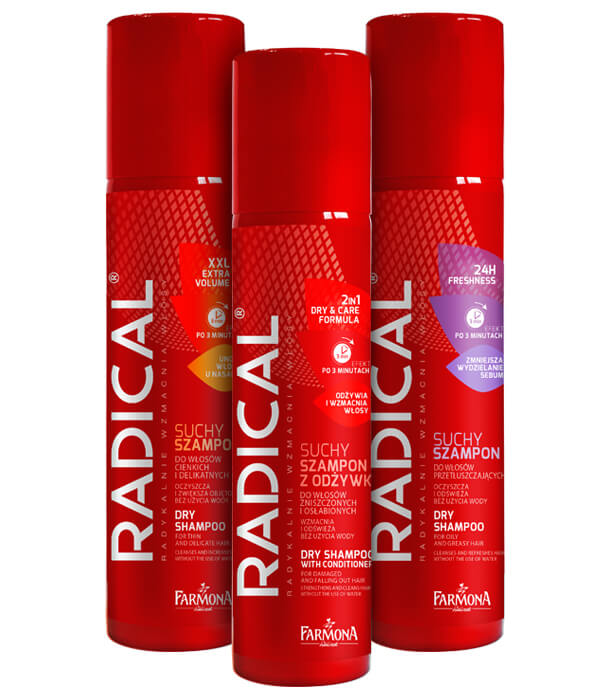 radical suchy szampon do włosów tłustych