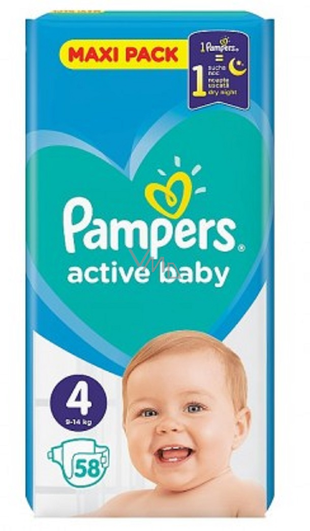 pampers active baby maxi pack 4