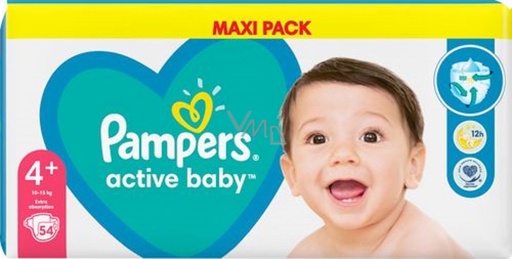 pampers 4 rnn active baby 4+