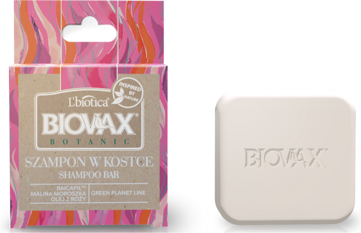 biovax botanic szampon w kostce malina