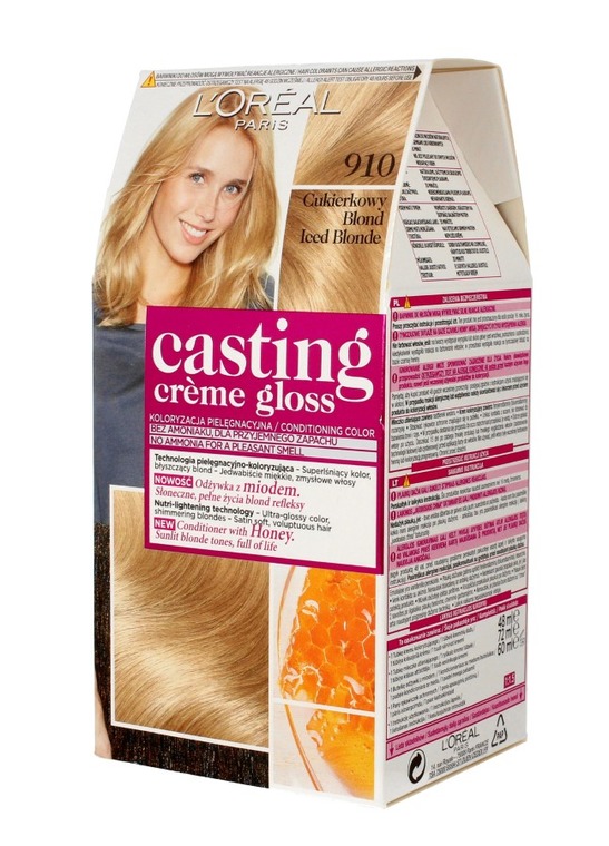 szampon koloryzujący loreal casting creme gloss 910