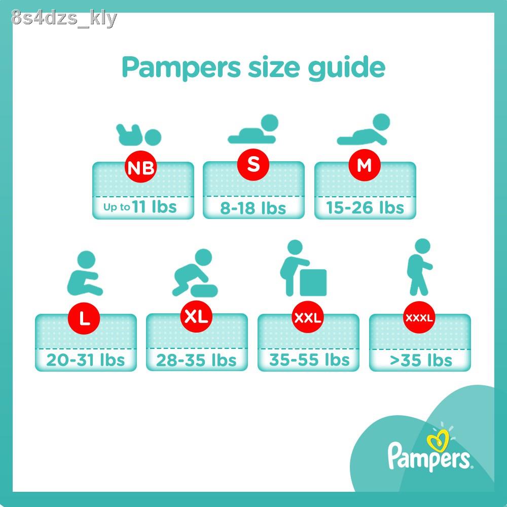 pampers size chart philippines