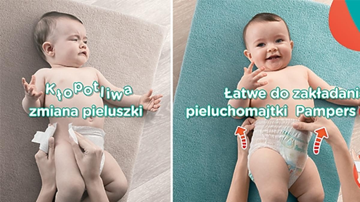 pampers zakładanie