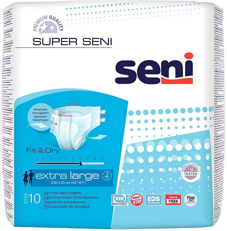 seni super large 4 pieluchy