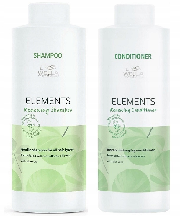 wella elements szampon i odżywka