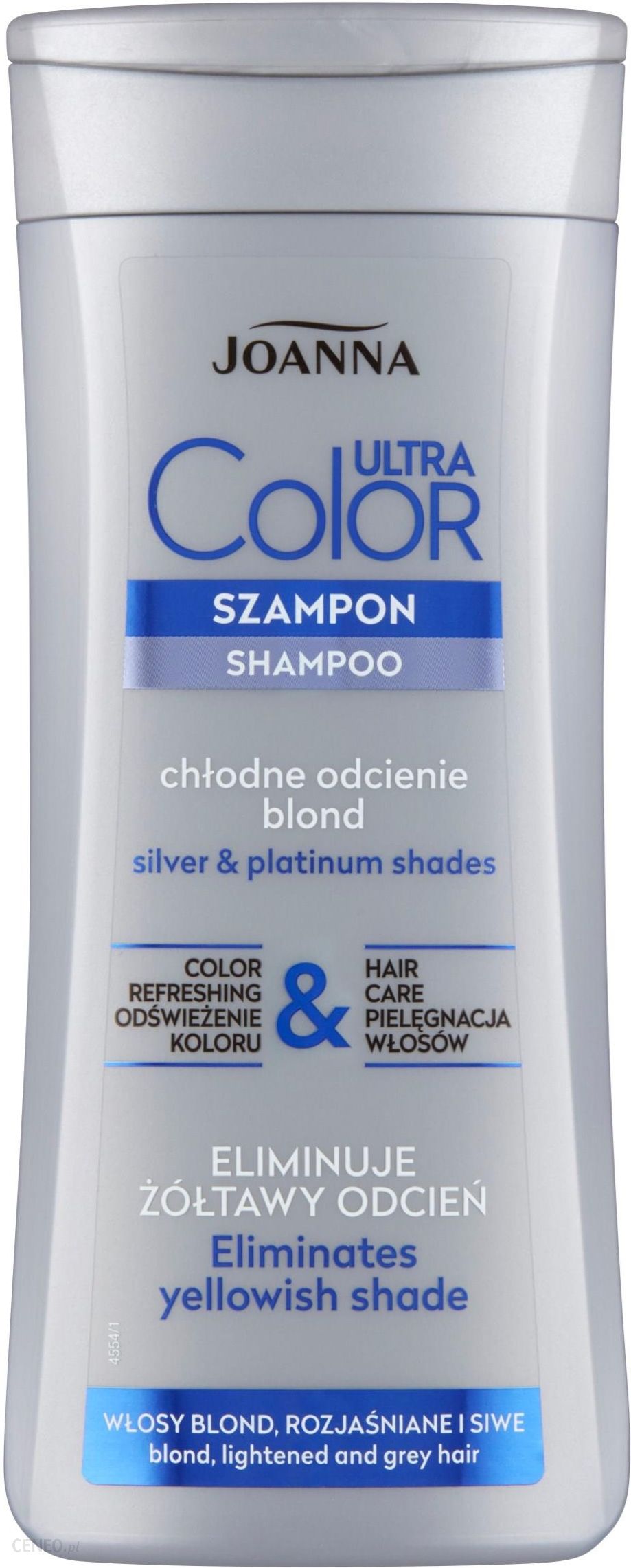 szampon do siwych włosów dający błękitny odcień