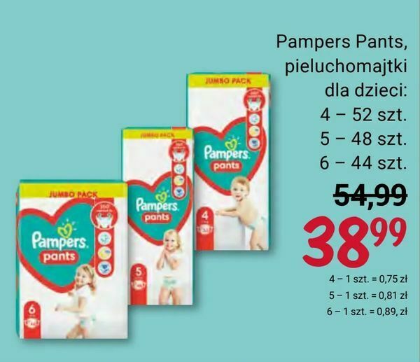 rossmann promocja pampers pants