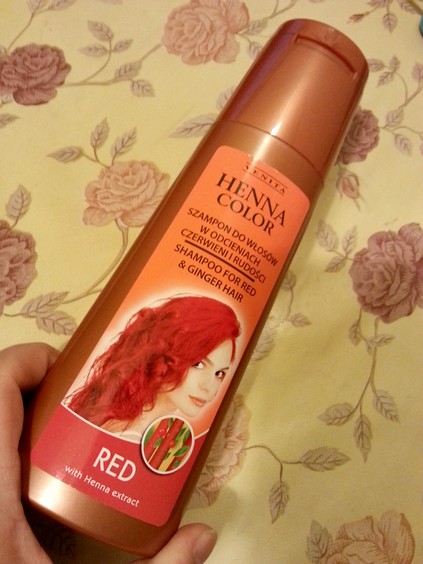 szampon do farbowanych rudych włosów z henną