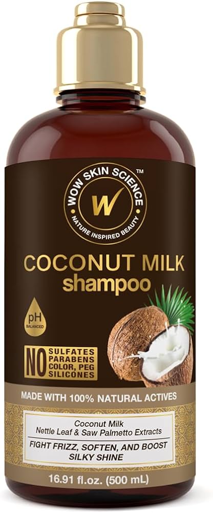 naturalny szampon do włosw z mlekiem kokosowym