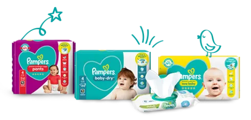 pampers products