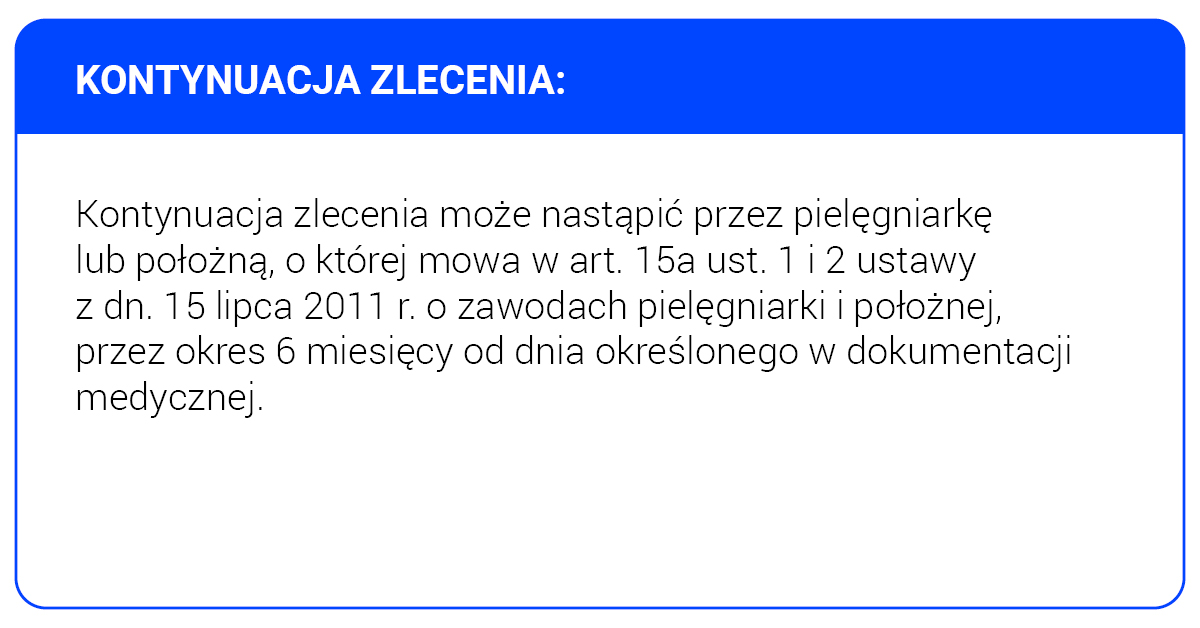 pieluchomajtki kto może wypisac kontynuacje przez pielęgniarke