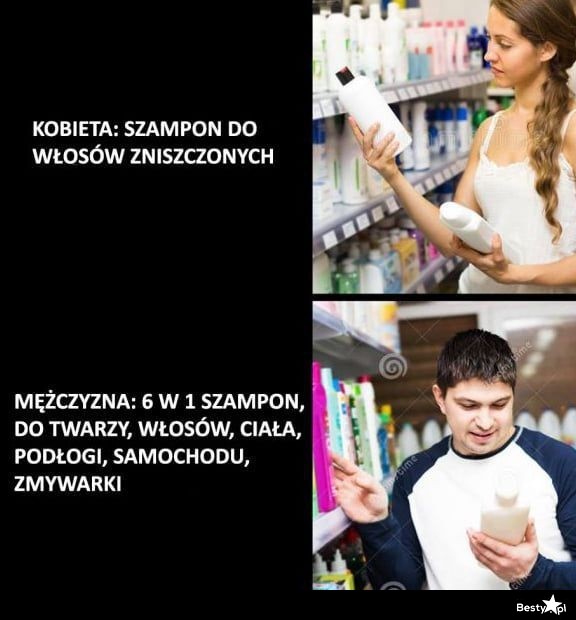 memy szampon