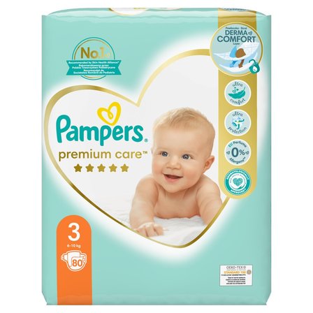 pampers premium care 2 mini 3-6 kg pieluchy 80 szt