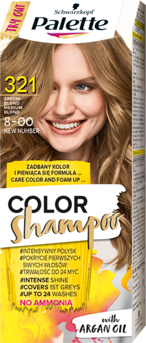 szampon koloryzujący blond na ciemne włosy