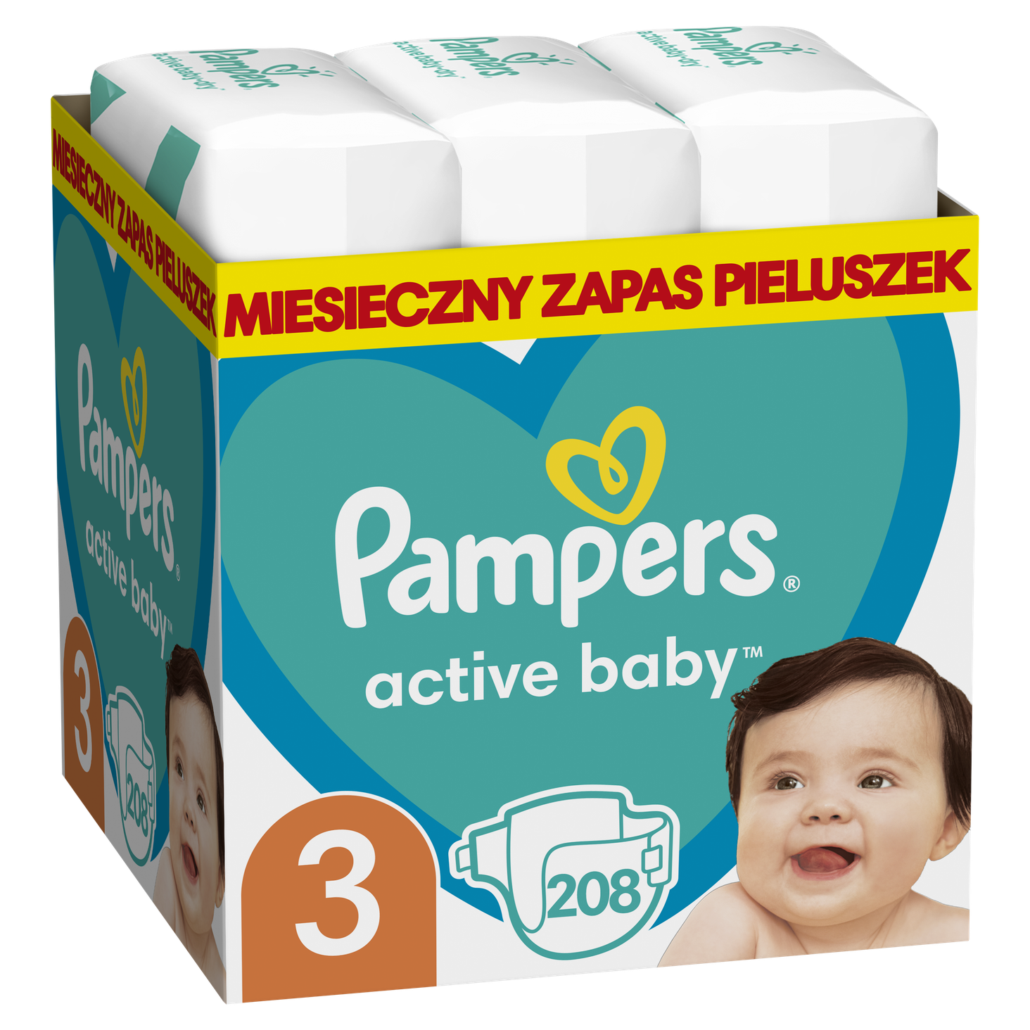 pampers active baby dry 3 96 pieluszek