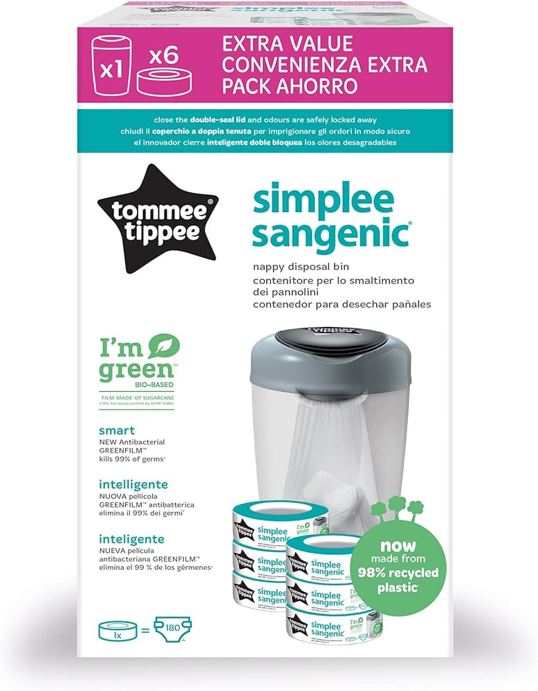 kosz tommee tippee na pieluchy sqngenic simple czy tek