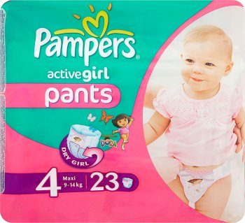 pampers dla dziewczynki