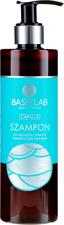 basiclab szampon do włosów cienkich wizaz