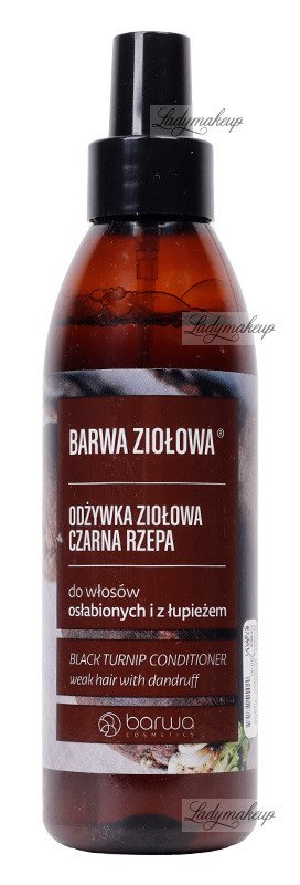 barwaherbal odżywka do włosów osłabionych i z łupieżem czarna rzepa