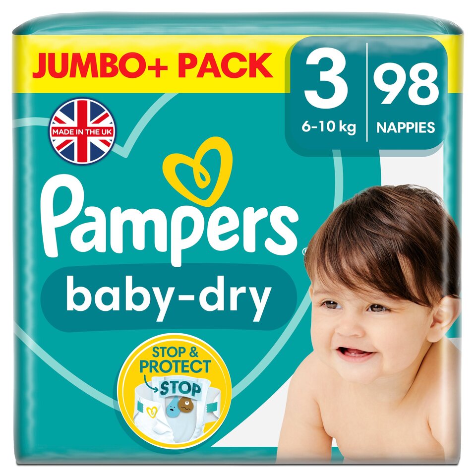 pampers nappies size 3 tesco