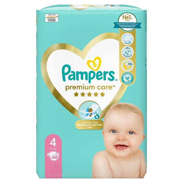 zobacz większe pampers premium care 4