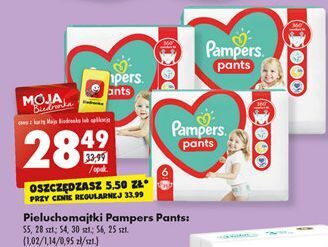 pants pampers 5 biedronka