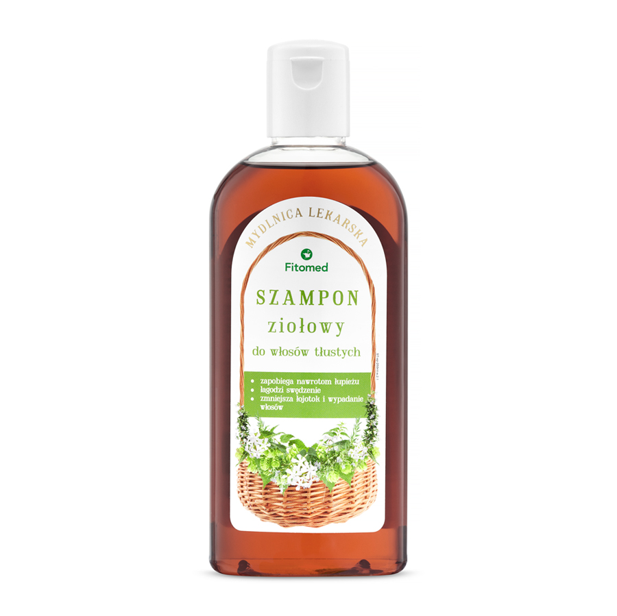 fitomed mydlnica lekarska ziołowy szampon do włosów tłustych 250 ml