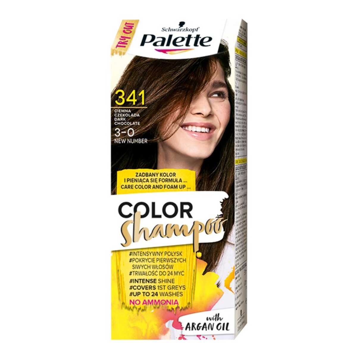 palette color shampoo szampon koloryzujący bez amoniaku