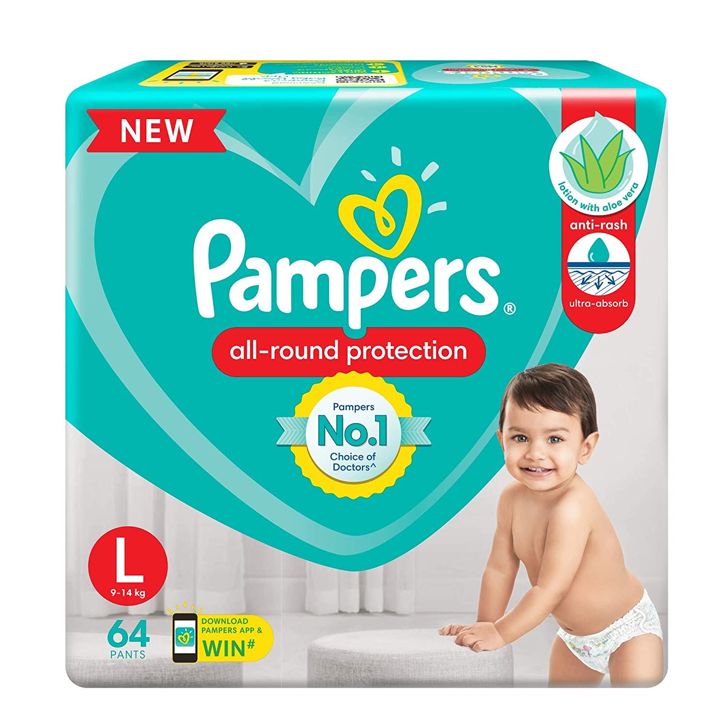 pamper numer 5 sleep 106 sztuk