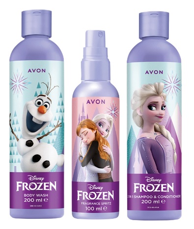 avon szampon i płyn do kąpieli dla dzieci frozen