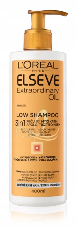 loreal szampon 3w1 low shampoo hebe
