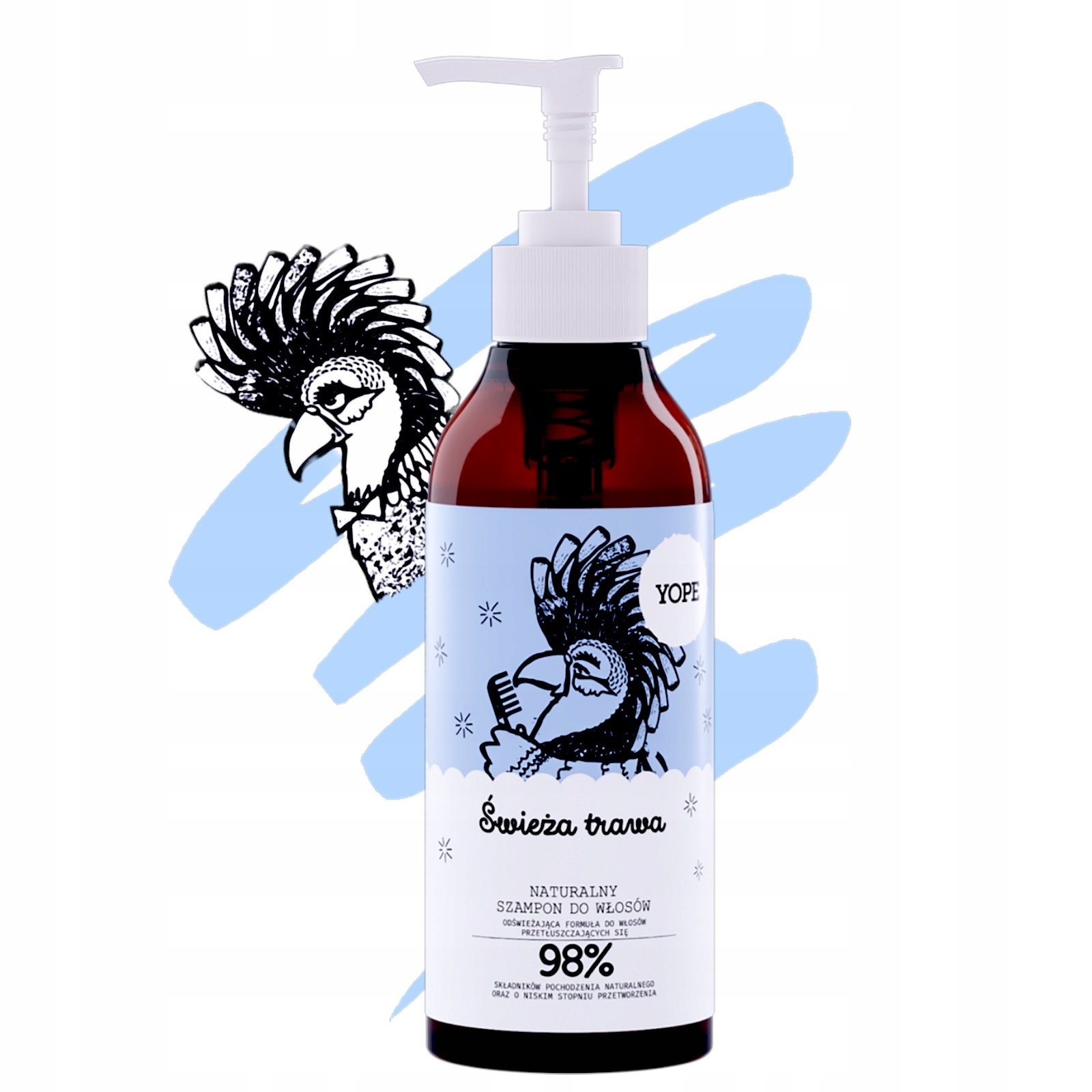 yope świeża trawa szampon do włosów 300 ml