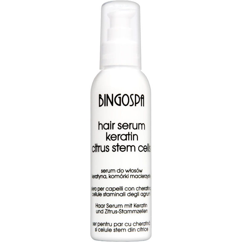 serum-odżywka do włosów keratyna i komórki macierzyste cytrusów bingo spa
