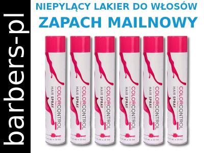 malinowy lakier do włosów