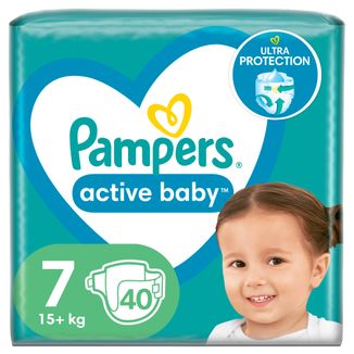 pampers active cena